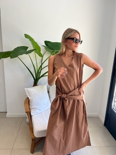 Vestido FRANCA Chocolate - Transferencia $46.500
