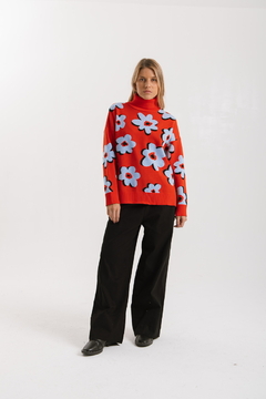 Maxi poleron ROXI Rojo - Transferencia $47.025 - tienda online