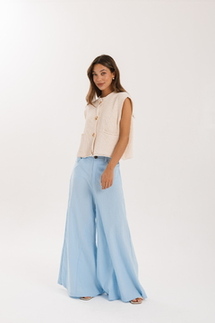 Maxi Wide JAMES Celeste - $44.775 Transferencia - tienda online