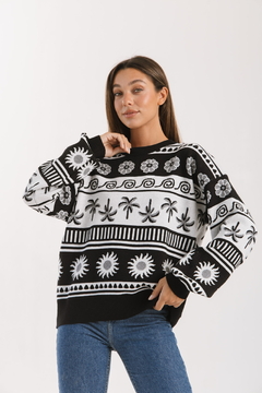 Sweater MAUI Negro - Transferencia $40.425 - comprar online