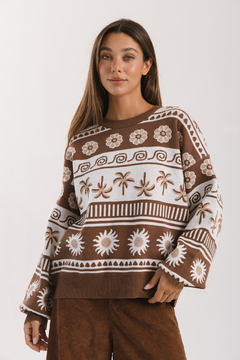 Sweater MAUI Beige - Transferencia $40.425 en internet