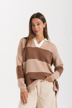 Imagen de Sweater Chomba ESTAMBUL Beige - Transferencia $47.025