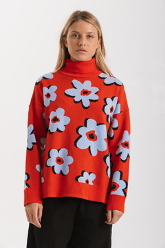 Maxi poleron ROXI Rojo - Transferencia $47.025 - comprar online