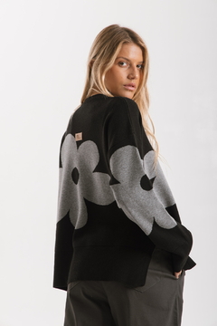 Sweater FLORA Negro - Transferencia $50.925 - RP boutique