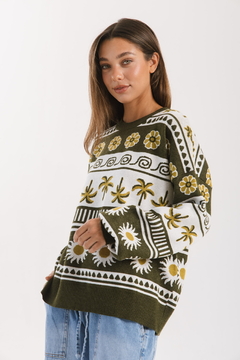Sweater MAUI verde - Transferencia $40.425 - RP boutique