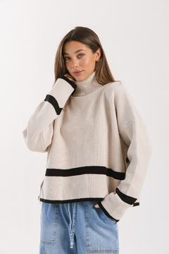 Poleron NAPOLES Beige - Transferencia $52.050 - tienda online