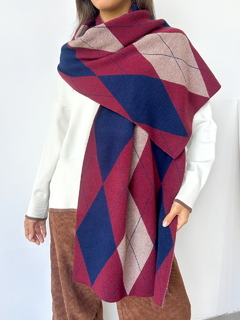 Bufanda GALES Bordo - Transferencia $29.775 - comprar online