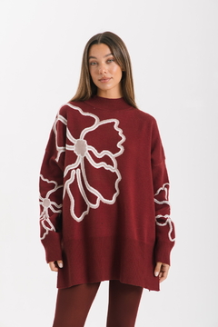 Sweater FILIPA Bordo - Transferencia $47.025 - comprar online