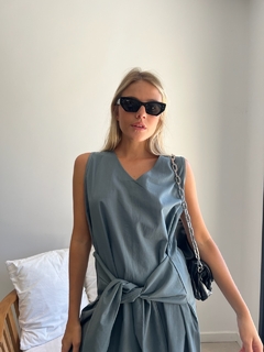 Vestido FRANCA Petroleo - Transferencia $46.500