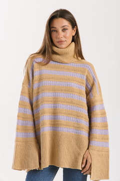 Polerón BOWIE Camel - Transferencia $52.050 en internet
