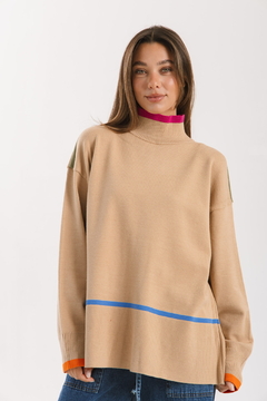 Sweater AGNES Camel - Transferencia $52.050 - comprar online