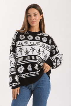 Sweater MAUI Negro - Transferencia $40.425 en internet