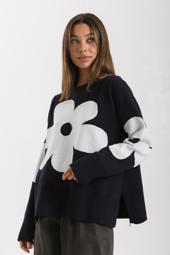 Sweater FLORA Marino - Transferencia $50.925 - RP boutique