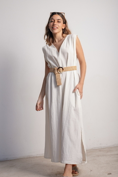 Vestido RUBI Crudo - Transferencia $46.500 - comprar online