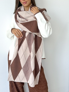 Bufanda GALES Chocolate - Transferencia $29.775 - comprar online