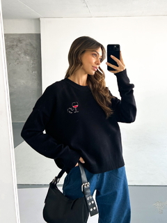 Sweater WINE Negro - Transferencia $42.600