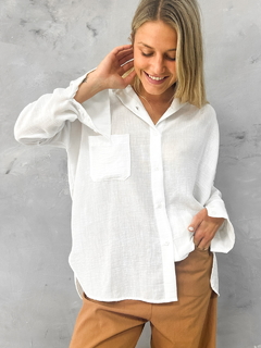 Camisa OLIVIA Blanca- Transferencia $42.525 en internet