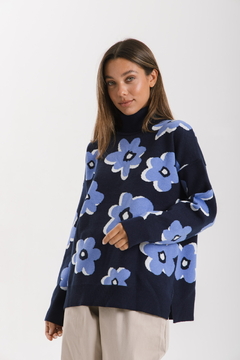 Imagen de Maxi poleron ROXI Azul - Transferencia $47.025