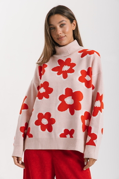 Maxi poleron ROXI Rosa - Transferencia $47.025 - comprar online