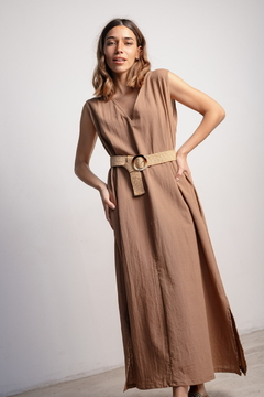 Vestido RUBI Chocolate - Transferencia $46.500 - comprar online