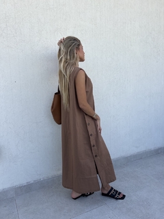 Vestido RITA Chocolate - Transferencia $46.500
