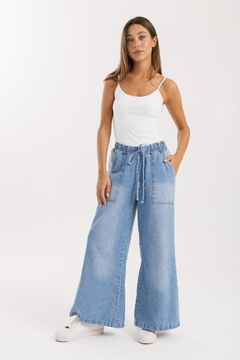 Jean PORTO Celeste - Transferencia $59.025 - tienda online