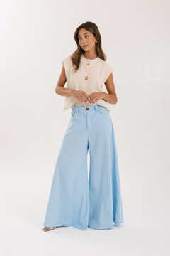 Maxi Wide JAMES Celeste - $44.775 Transferencia en internet