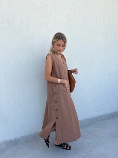 Vestido RITA Chocolate - Transferencia $46.500