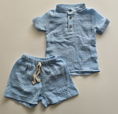 Conjunto gasa cotton CORTO - Transferencia $24.750 - RP boutique