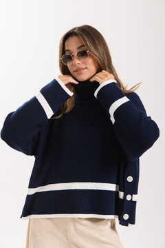 Poleron NAPOLES Azul - Transferencia $52.050 - comprar online