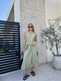 Vestido FRANCA Verde - Transferencia $46.500 en internet