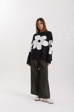 Sweater FLORA Marino - Transferencia $50.925 - tienda online