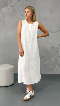 Vestido CLEMENTINA Blanco- Transferencia $44.850 - comprar online