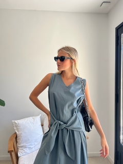 Vestido FRANCA Petroleo - Transferencia $46.500 en internet