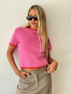 Remera Tejida MAREA Fucsia - Transferencia $34.425