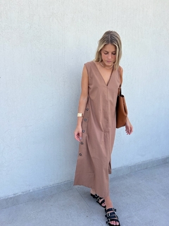 Imagen de Vestido RITA Chocolate - Transferencia $46.500