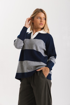 Sweater Chomba ESTAMBUL Gris - Transferencia $47.025 en internet