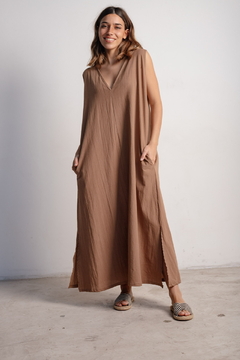 Vestido RUBI Chocolate - Transferencia $46.500 en internet