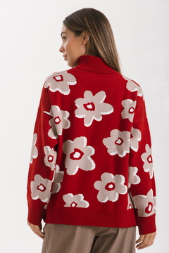 Maxi poleron ROXI Bordo - Transferencia $47.025