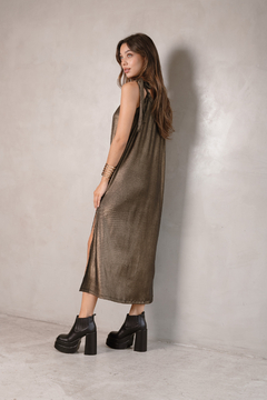 Vestido NEW YORK Ocre - Transferencia $18900 - comprar online