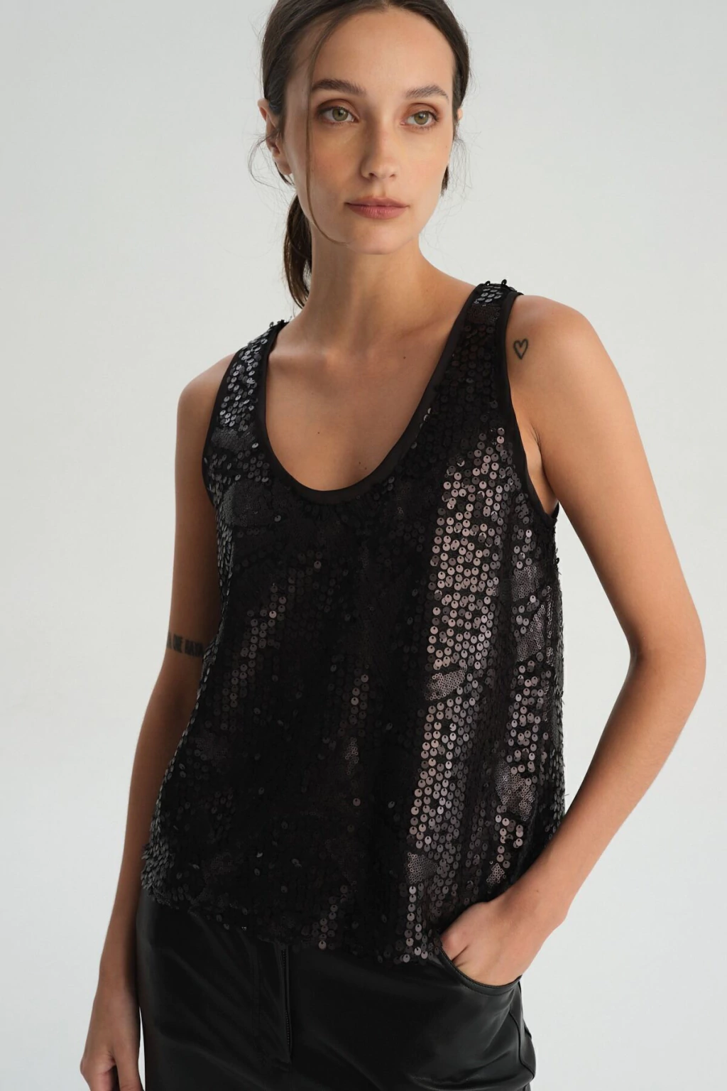 MUSCULOSA SEQUINS - tienda online
