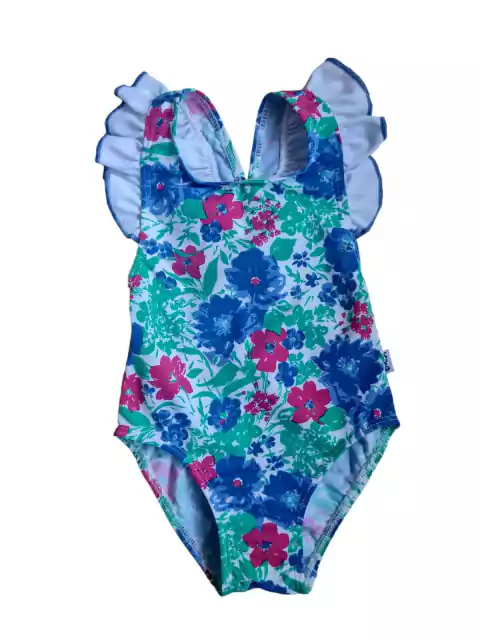 Traje de baño flor lavanda y frutilla 130