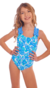 Traje de Baño Cruzado con Breteles Lavanda 135
