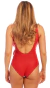 Enteriza 630 con nudo en la cintura rojo - comprar online