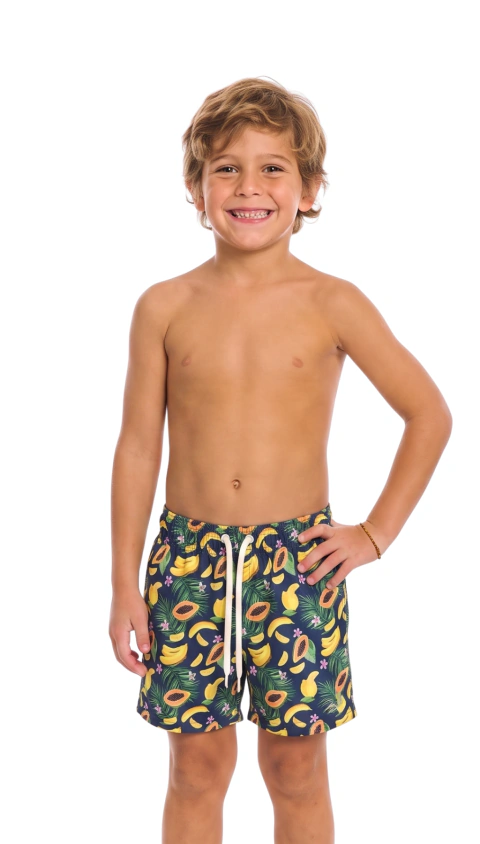 Short de Baño bananas y papayas