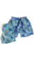 Short de Baño anana fondo azul