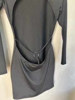 Vestido negro espalda abierta (ver medidas) en internet