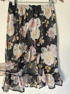 Pollera floreada - T. M - NUEVO CON ETIQUETA - tienda online