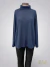 Polera lanilla morley tipo tejido azul ART9012