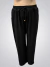 Babucha Jogger negro en Lanilla Brush Aterciopelada ART9143